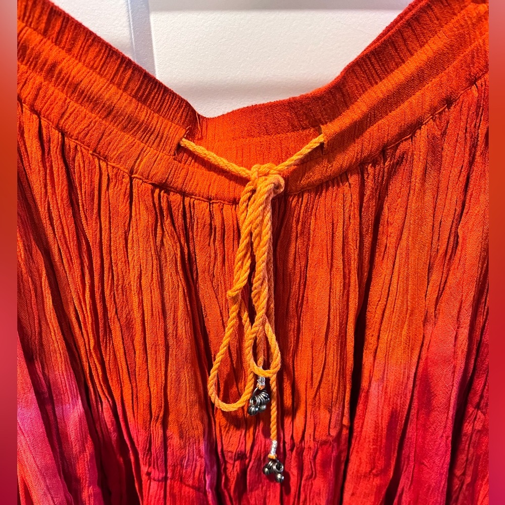COUPE COLLECTION’ PRE-LOVED AUTHENTIC BOHO SWING STYLE MAXI DESIGN SKIRT - Picture 5 of 13